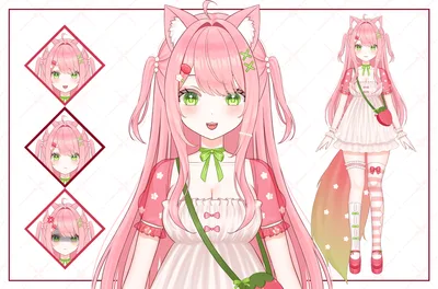 Adoptable Model Vtuber Art