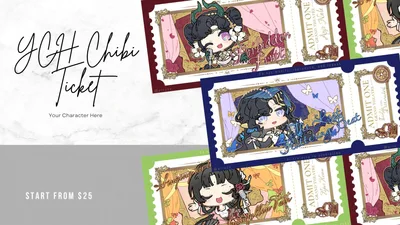 YCH Chibi Ticket