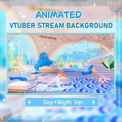 Under Water Room [Animated Background] Nigth + Day