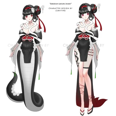 Sakura Obsidian Snake
