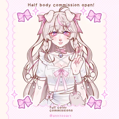 𐔌 half body commission 𐦯