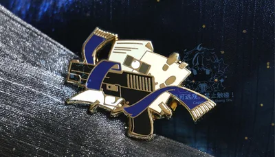 Metal Badge Logo Stamp Merch