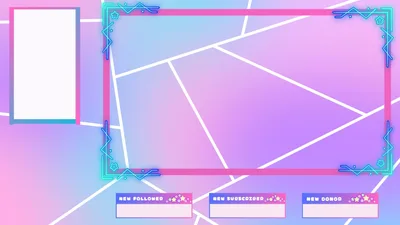 Cute pink overlay