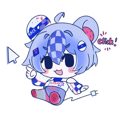 Crayon Chibi Sticker (Skeb) for Discord etc...