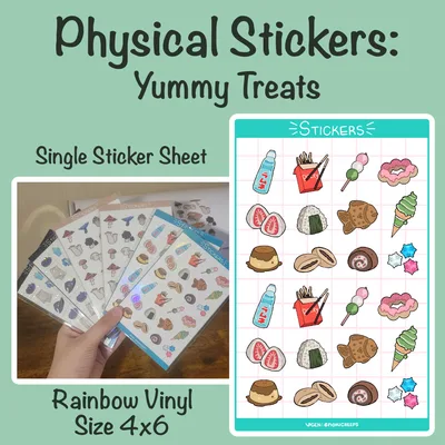 Yummy Treats Stickers