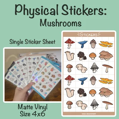 Mushroom Stickers