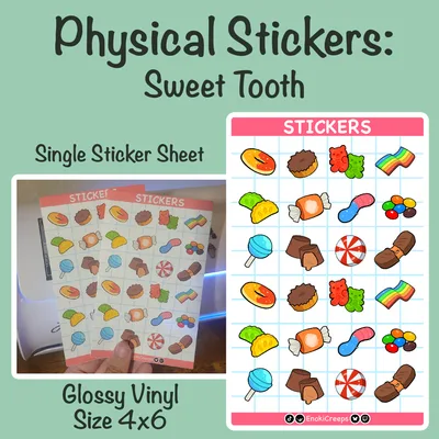 Sweet Tooth Stickers