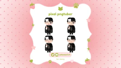 🍵🍓Pixel Pngtuber ! ON SALE NORMALLY $30 !