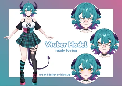 Vtuber Model [Ready to Rig]