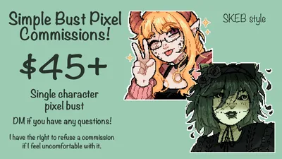 Surprise Me Pixel Art Commissions! SKEB