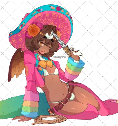 🍰🍧┆ Half body cel-shaded