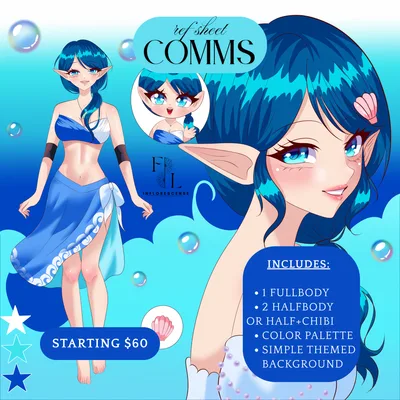 Custom OC Reference Sheet