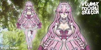 Vtuber Model Sketch