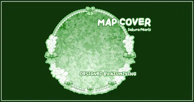 Sakura Pearl Game Map Cover [Green] 