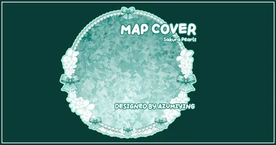 Sakura Pearl Game Map Cover [Mint]