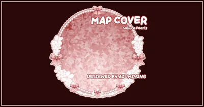 Sakura Pearl Game Map Cover [Red]