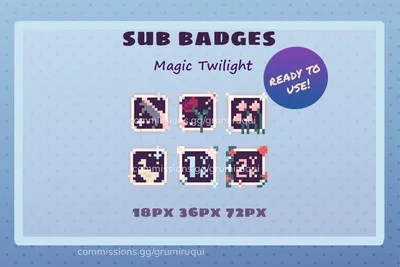 Magic Twilight sub badges