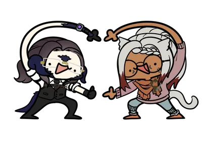 YCH couple, matching emote