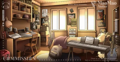 VTuber Background Illustration