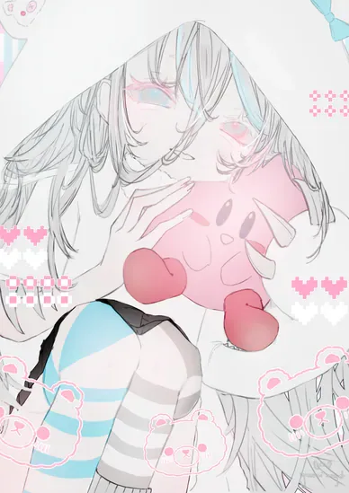 SKEB | Surprise me; Halfbody-up Illust ⓘ flat color