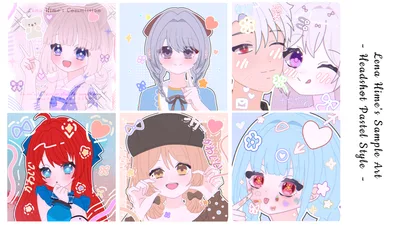 Cute Pastel - Icon headshot / Bust up 🌸