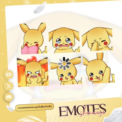 Pikachu's Emotes