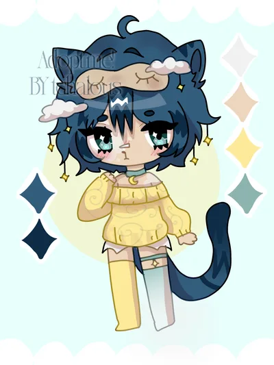 Chibi sleepy adoptable 