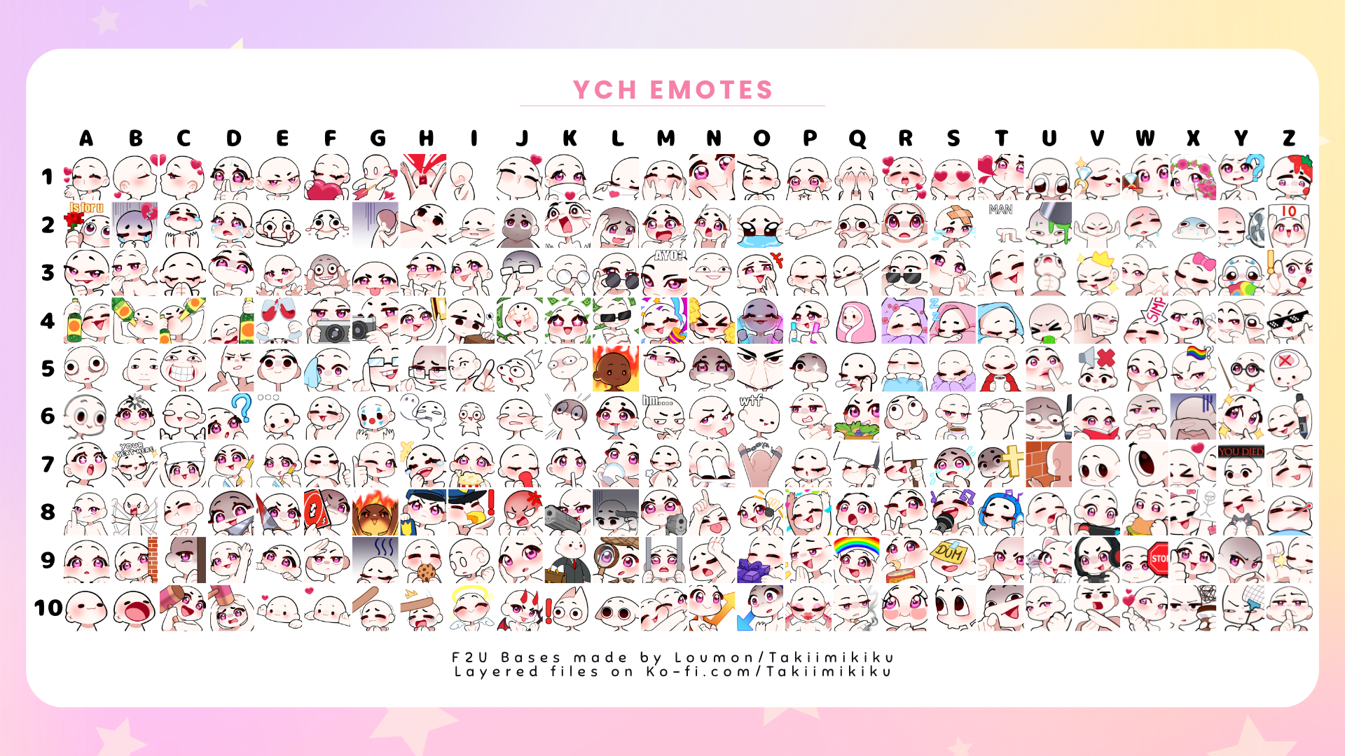 YCH Emotes
