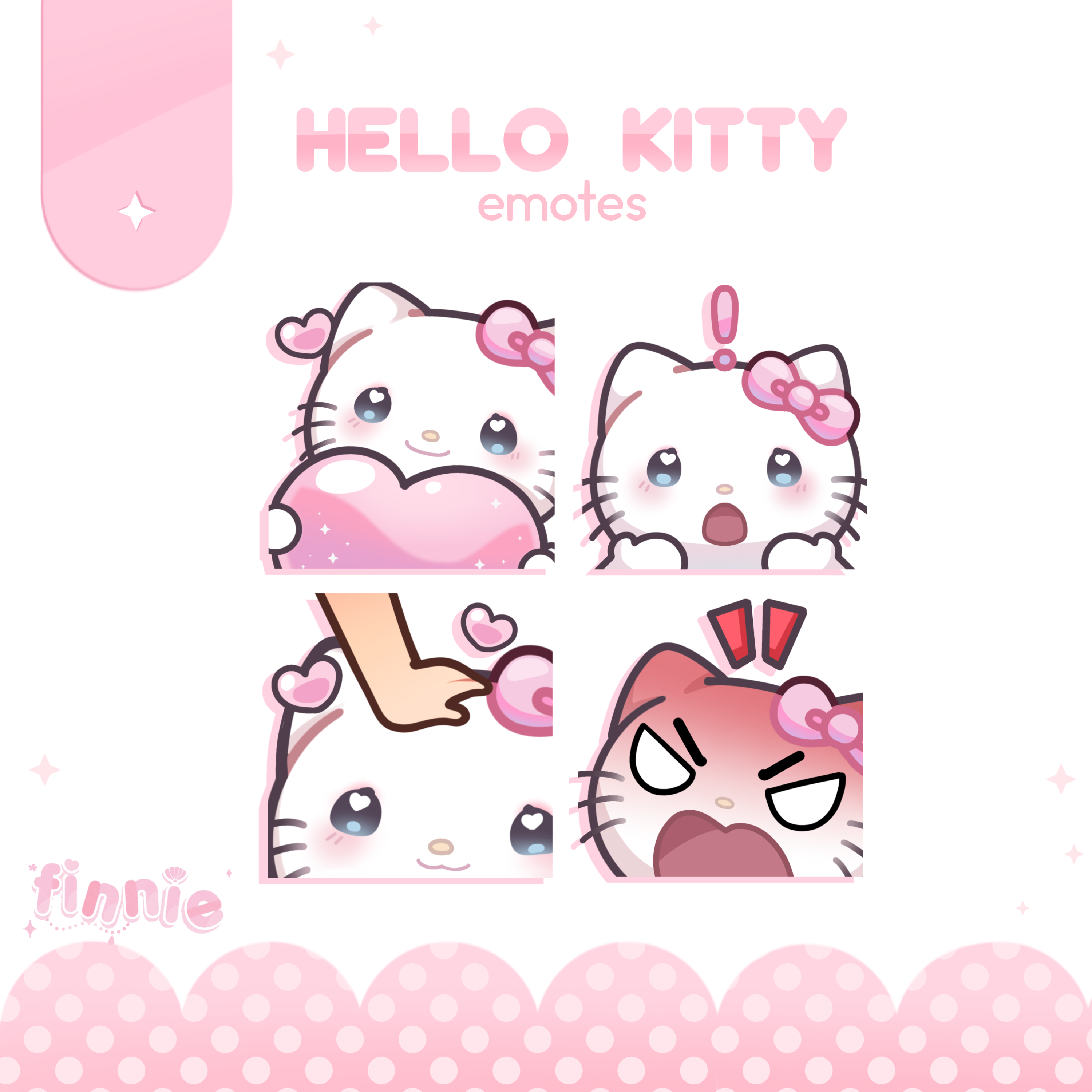 ♡ Hello Kitty Emotes ♡