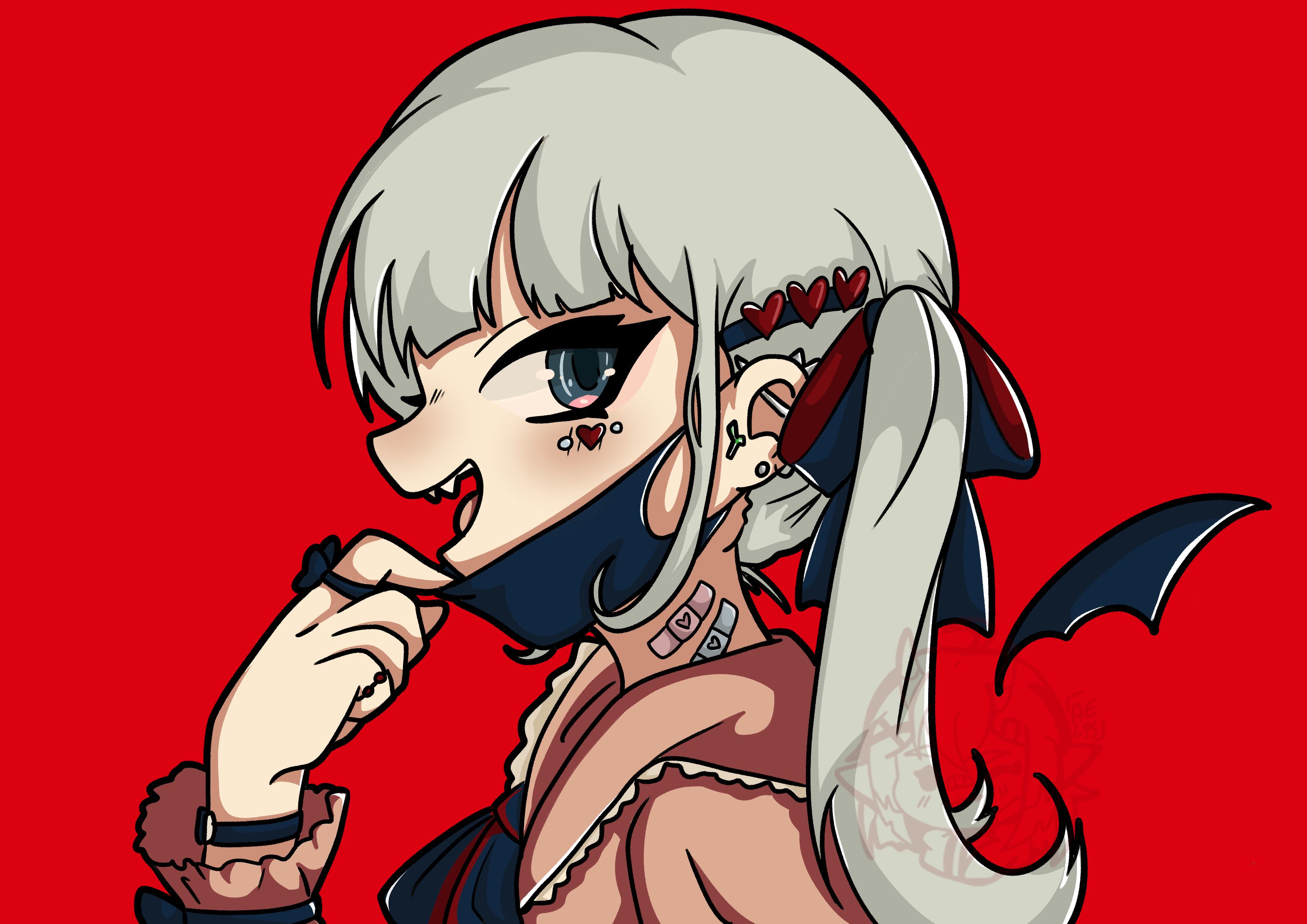 Vampire Miku portfolio artwork