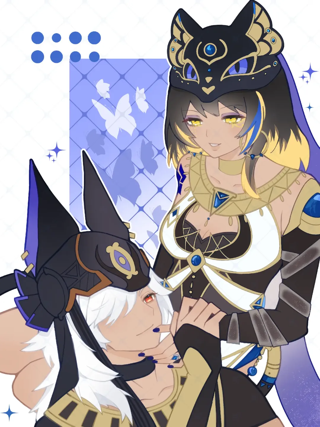 Cyno (Genshin Impact) in YUMESHIP ART🤌❤️ portfolio artwork