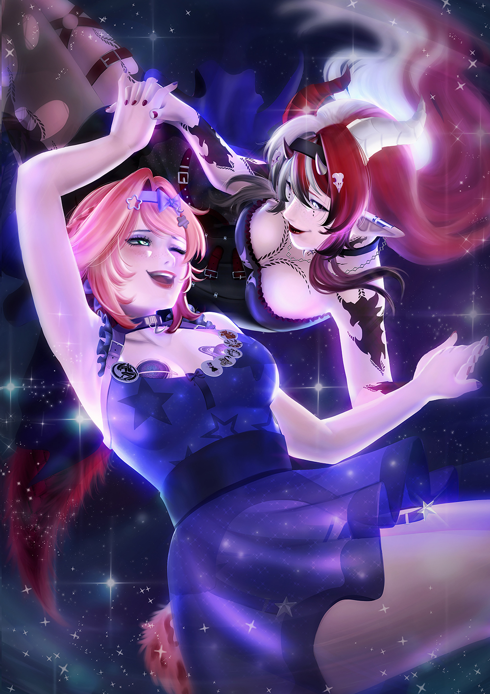 TheScarlettYeti and StarrnovaVT portfolio artwork