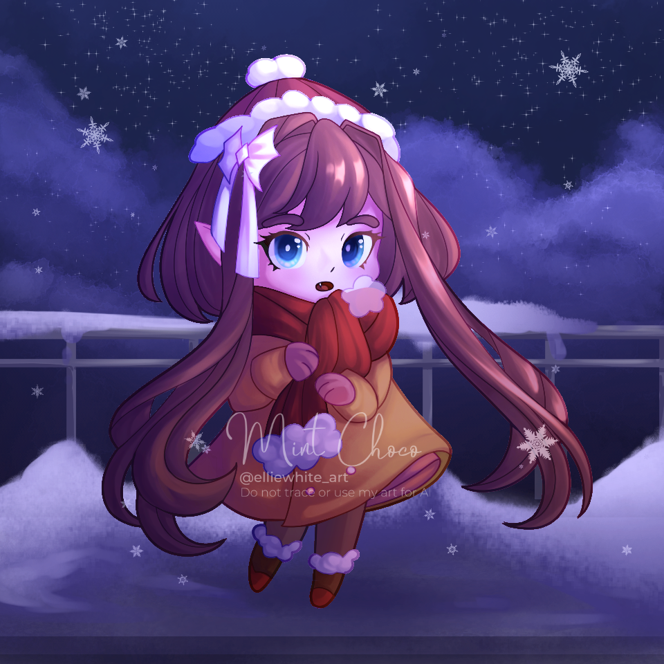 Winter night ❄️ portfolio artwork
