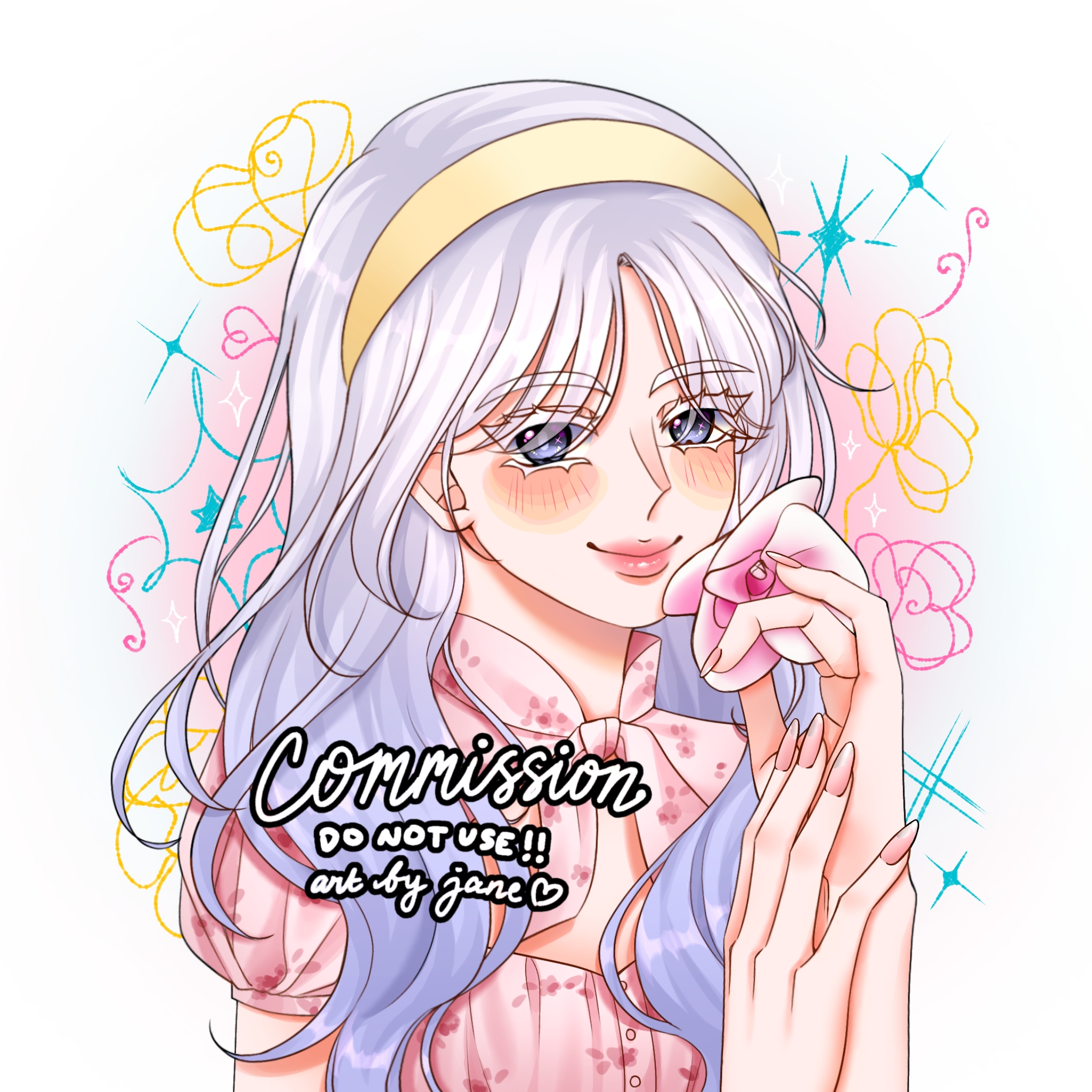 @.hoshirawon's (X) comm portfolio artwork