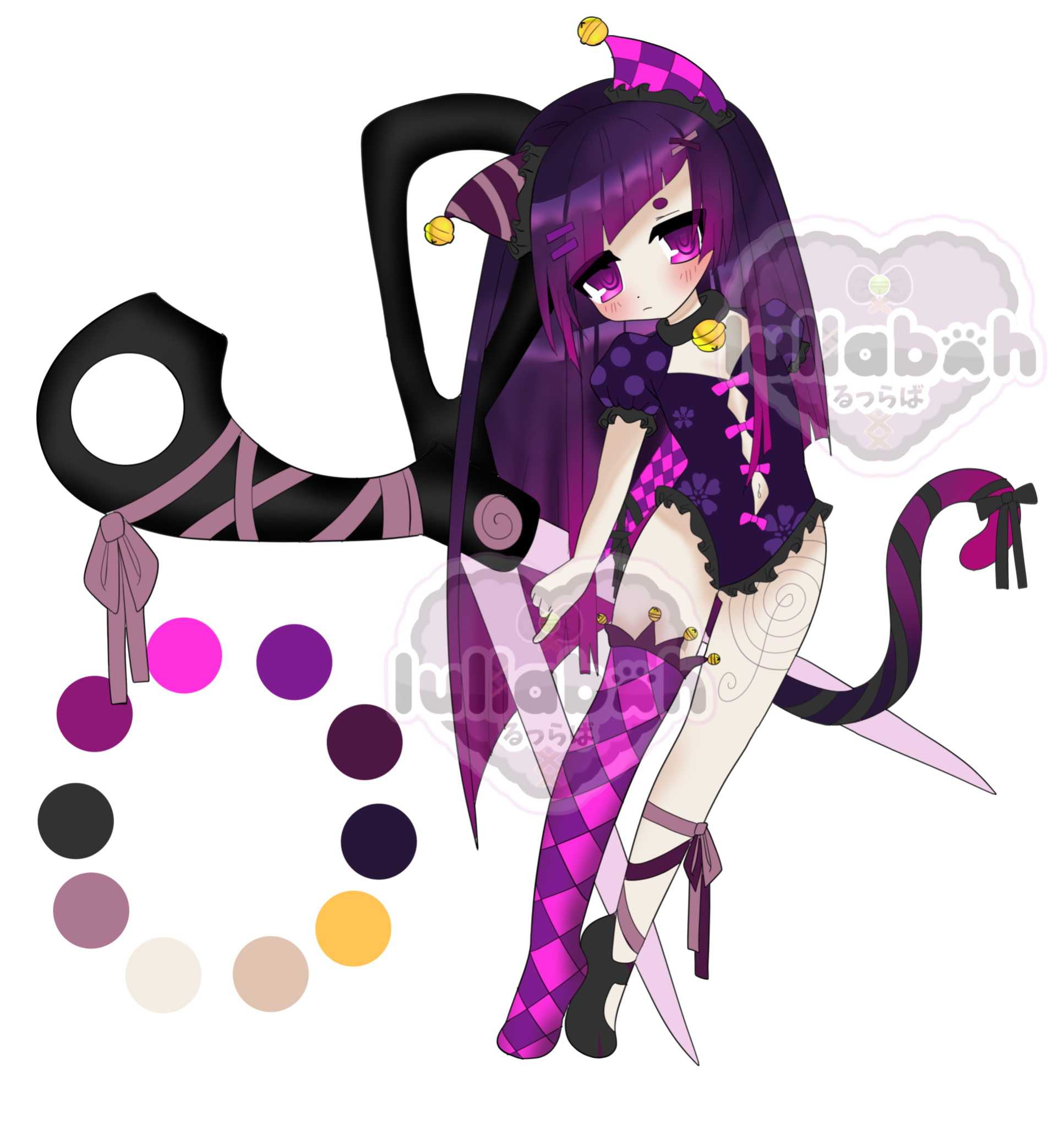 Jester Kitty Adopt Design portfolio artwork
