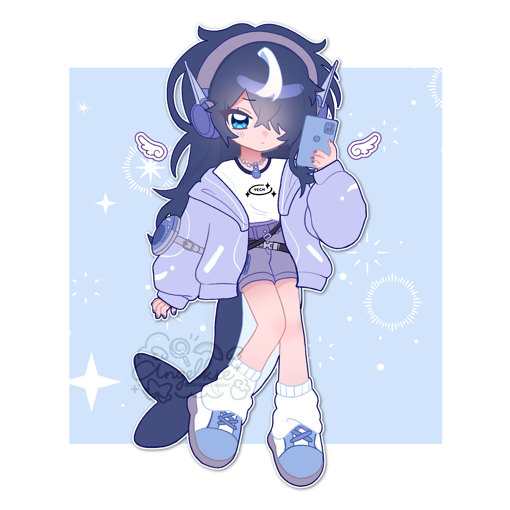 Opal the cool sea creature portfolio artwork