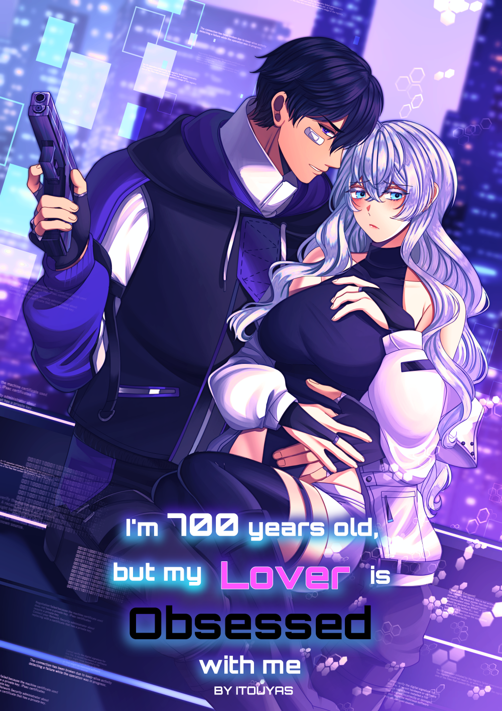 novel cover commission sample - isosnow portfolio artwork