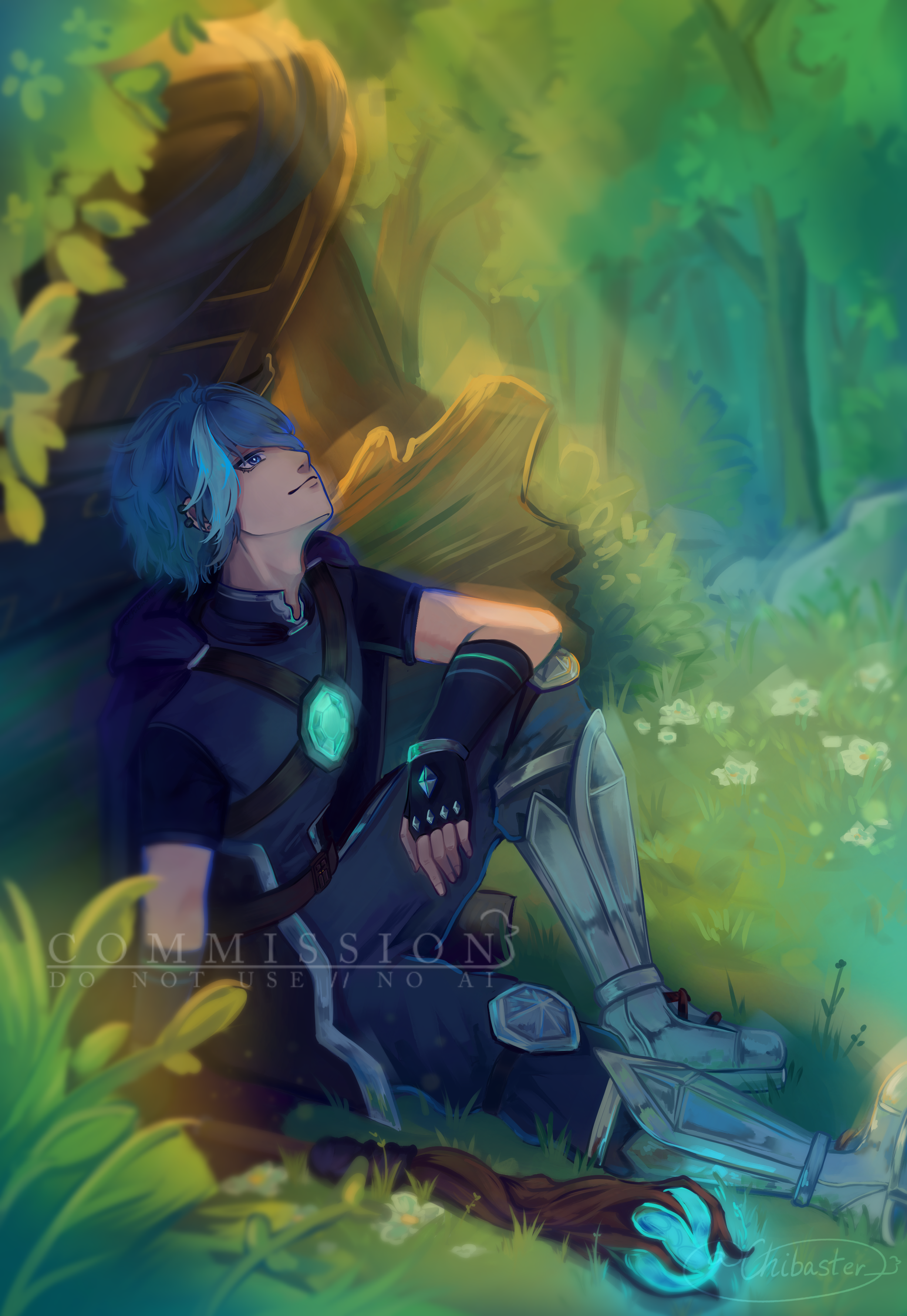 A mage's rest stop // Commissioned work portfolio artwork