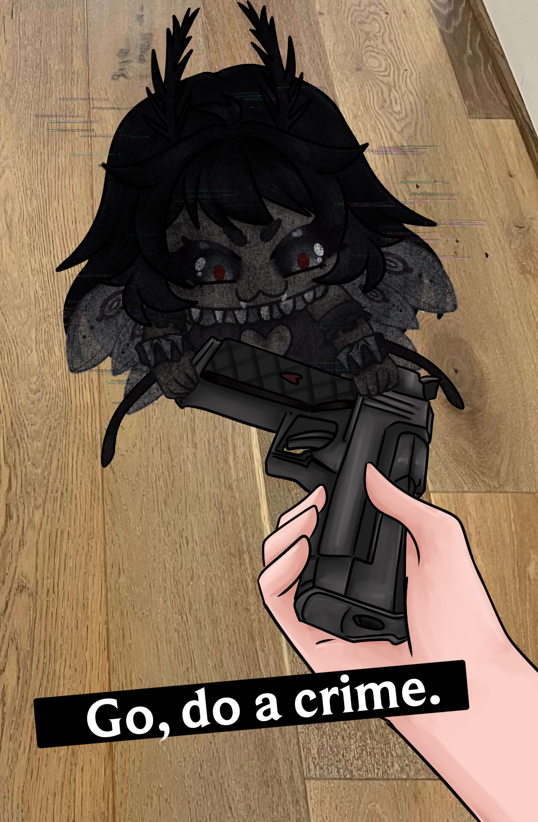 Commission: Go do a crime portfolio artwork