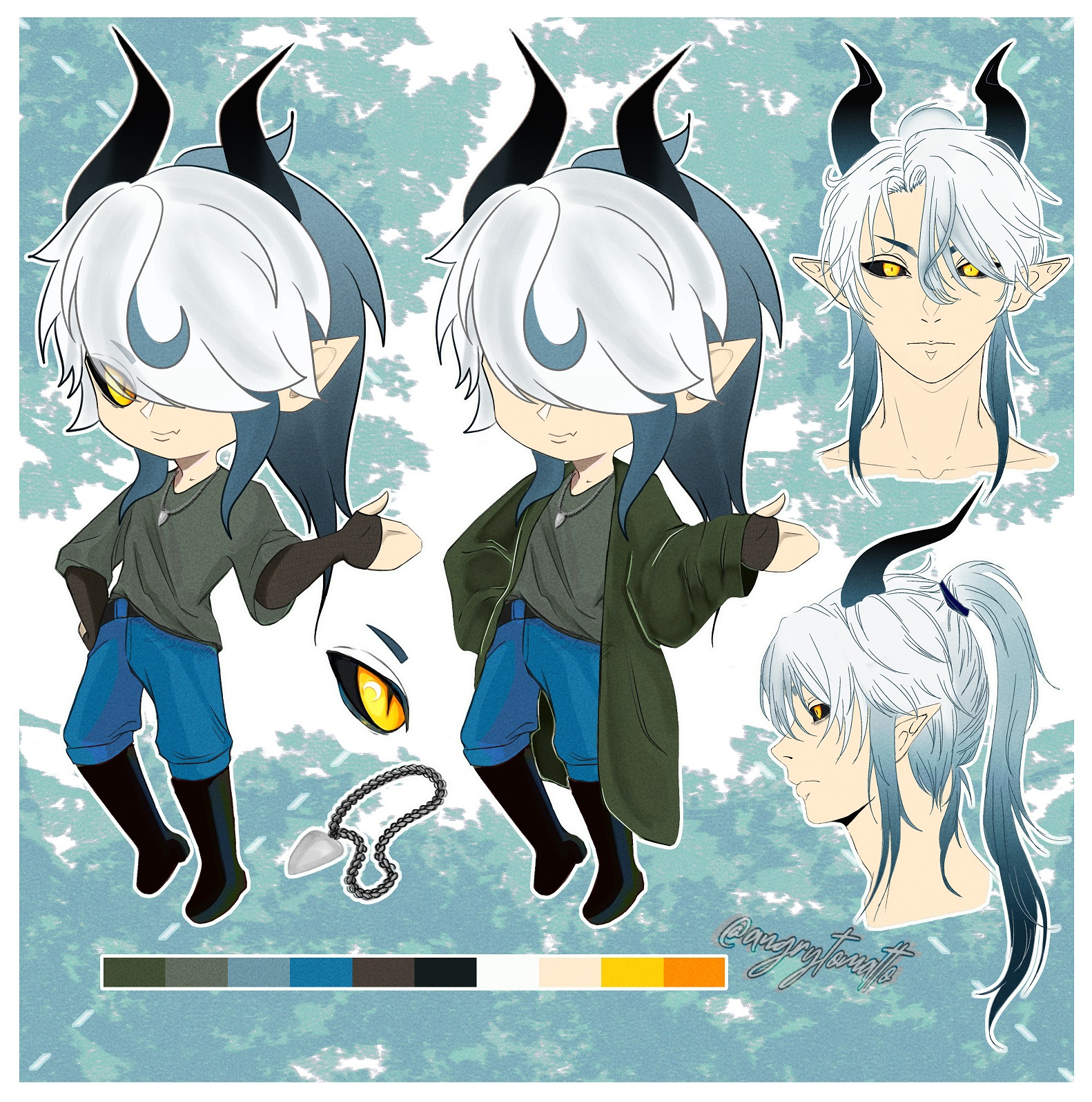 Reference Sheet [Chibi] portfolio artwork