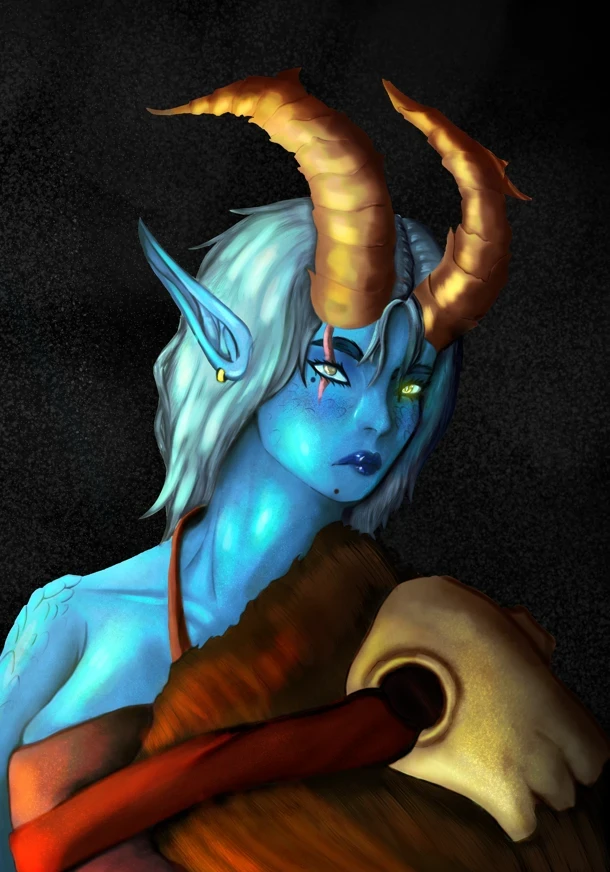 Norvielyss Bust Up Illustration portfolio artwork