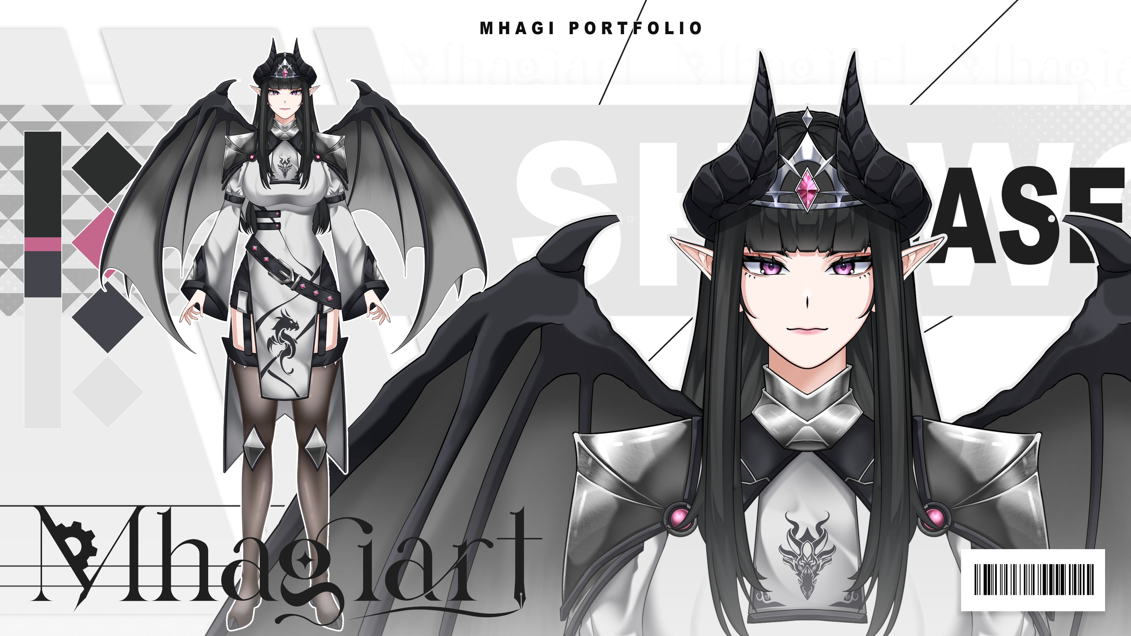 RebelDovahQueen's Live2D Vtuber Package : Simple Quality portfolio artwork