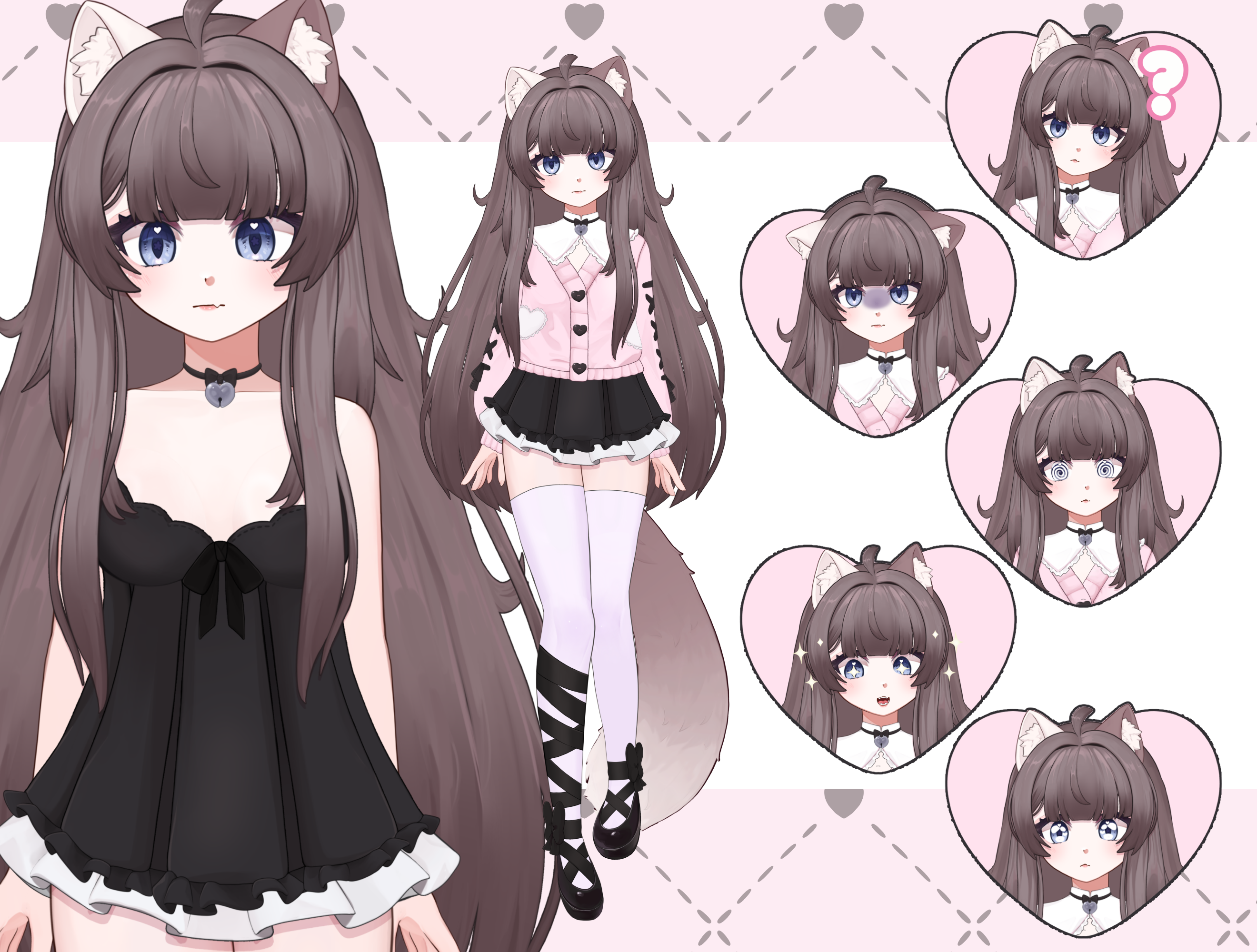 Mittens FullBody Model Art portfolio artwork