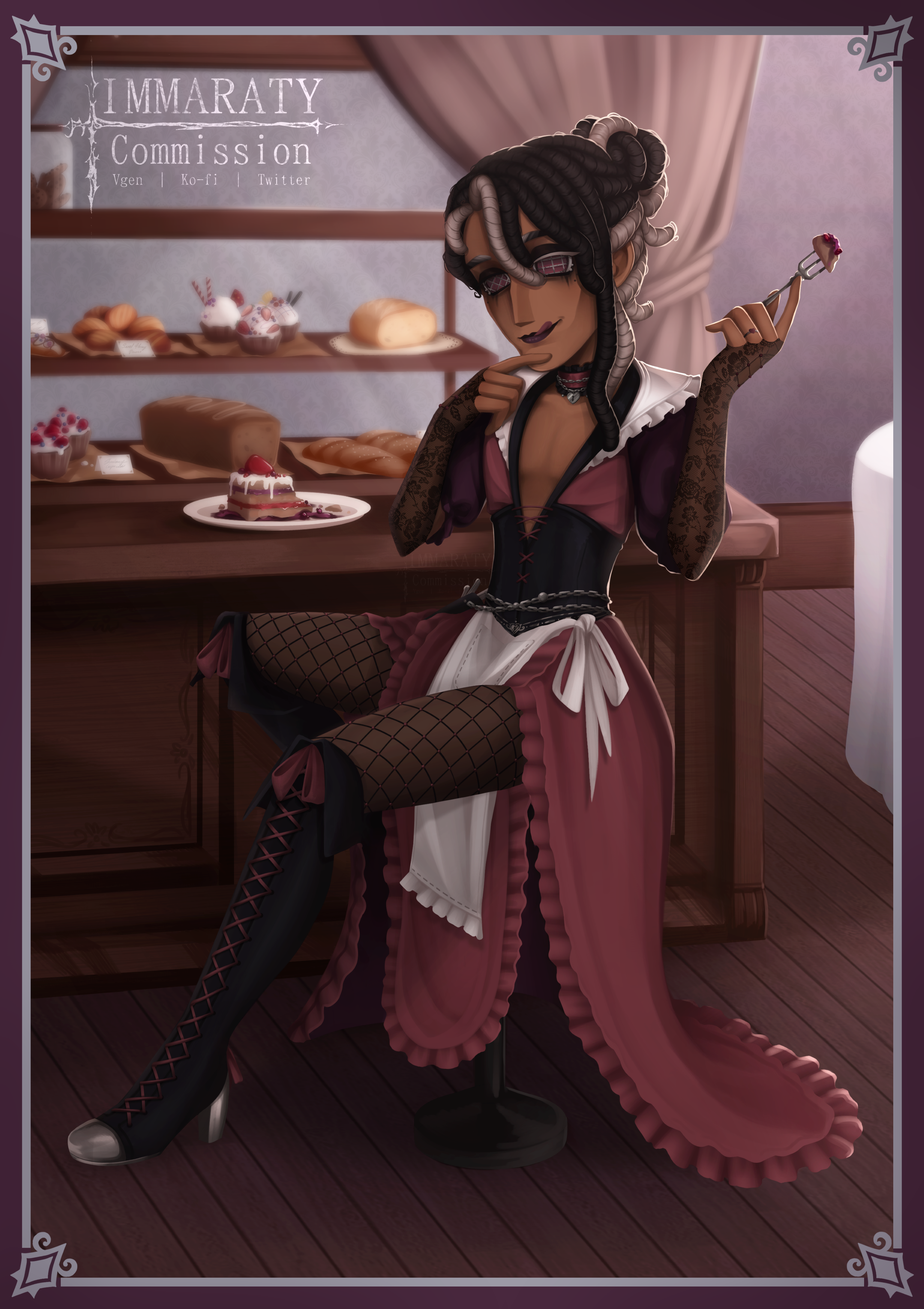 Identity V Style Illustration for Les! portfolio artwork