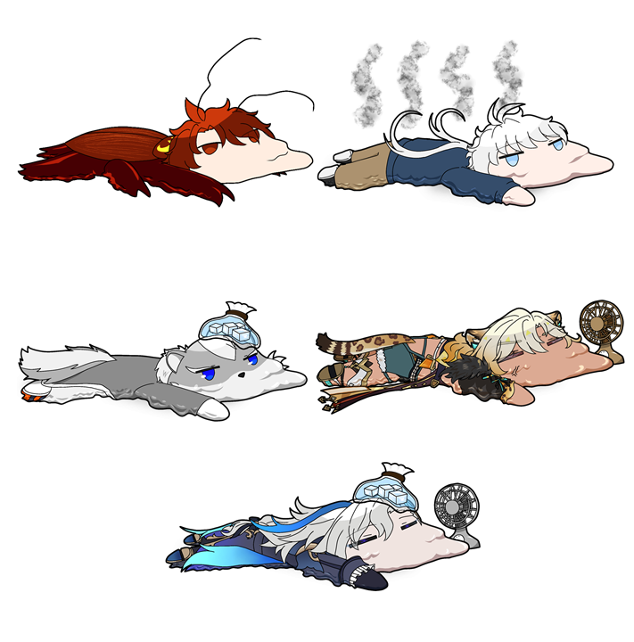 YCH Melted Chibi portfolio artwork