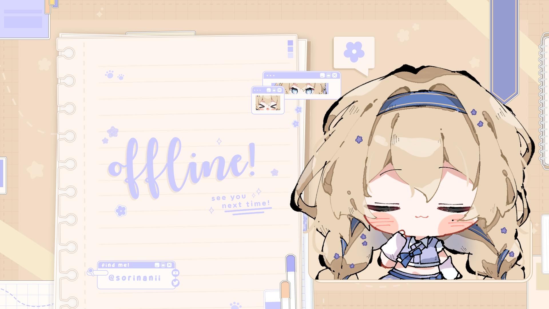 Sorinani's Offline screen portfolio artwork