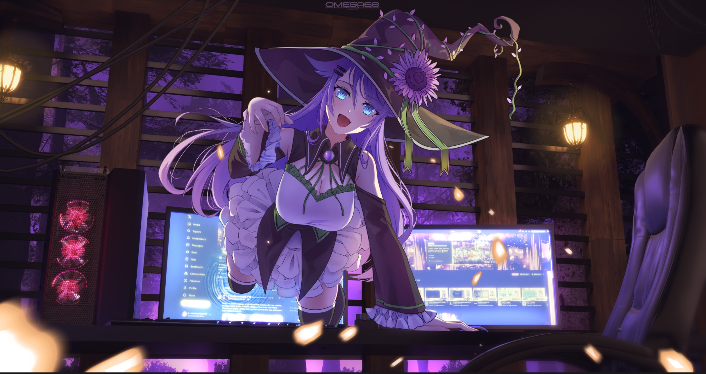 VTUBER - STARTING/ENDING SCREEN portfolio artwork