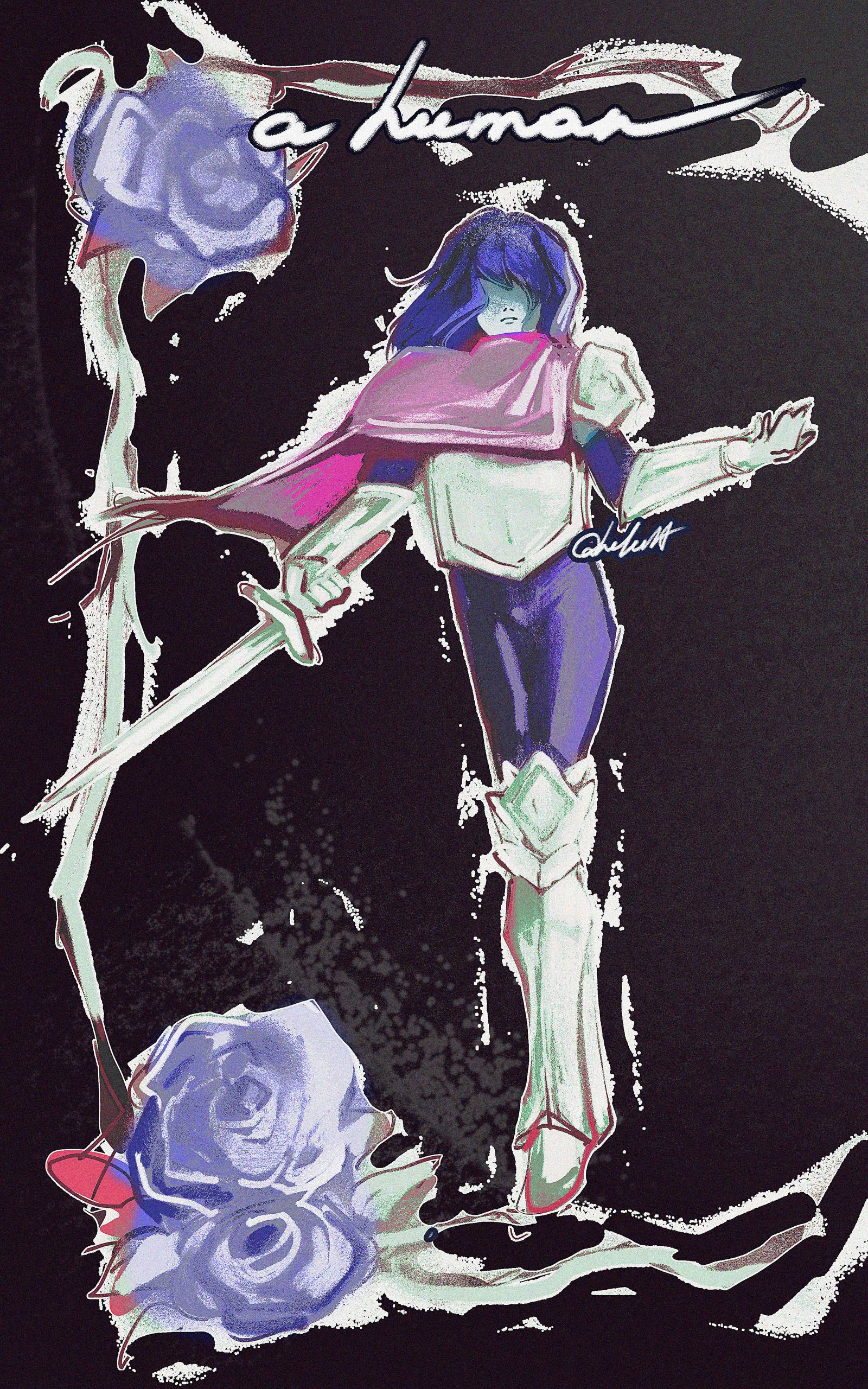 Kris Deltarune Fanart portfolio artwork