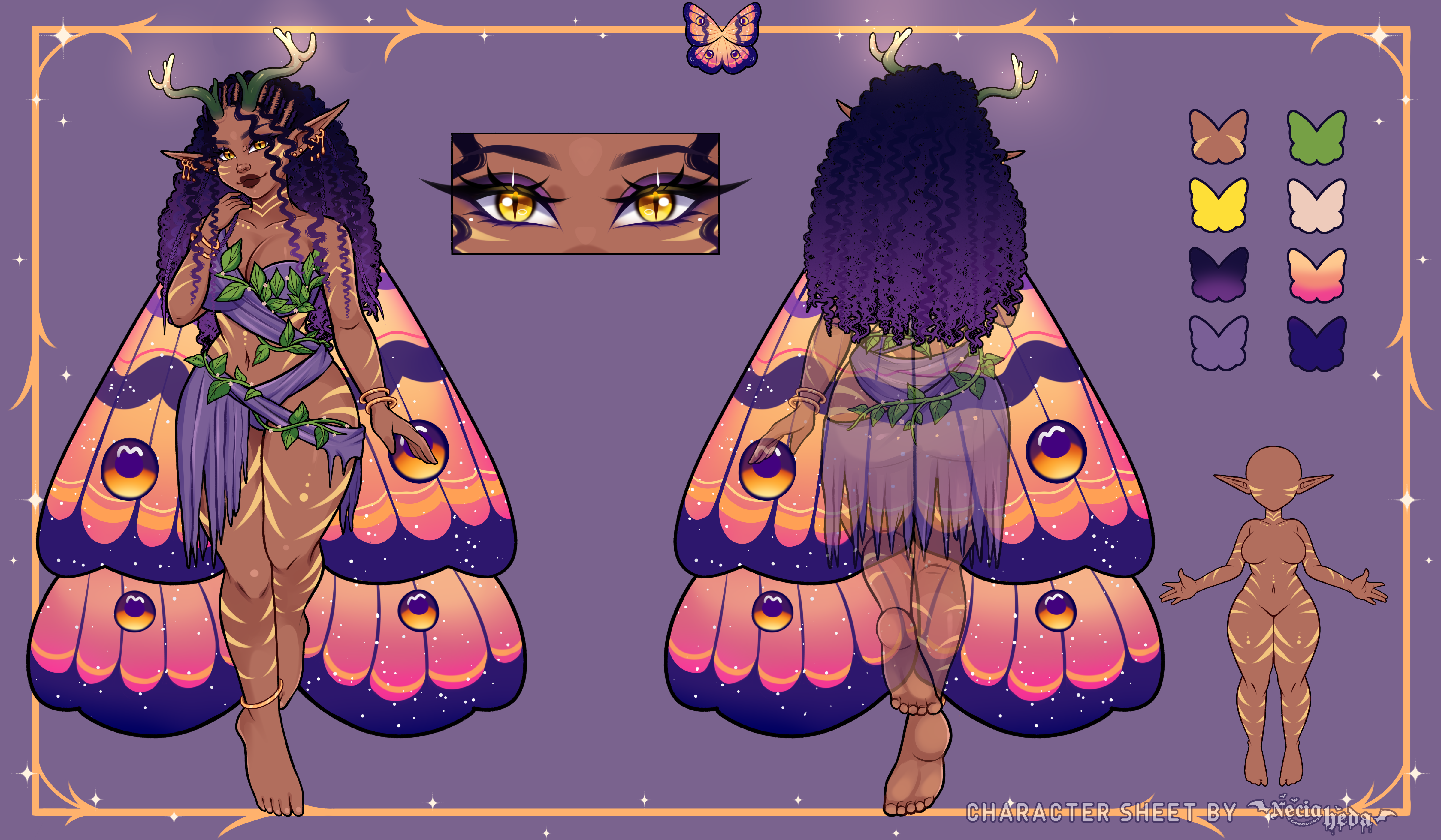 Character Sheet | Remora Jewel portfolio artwork