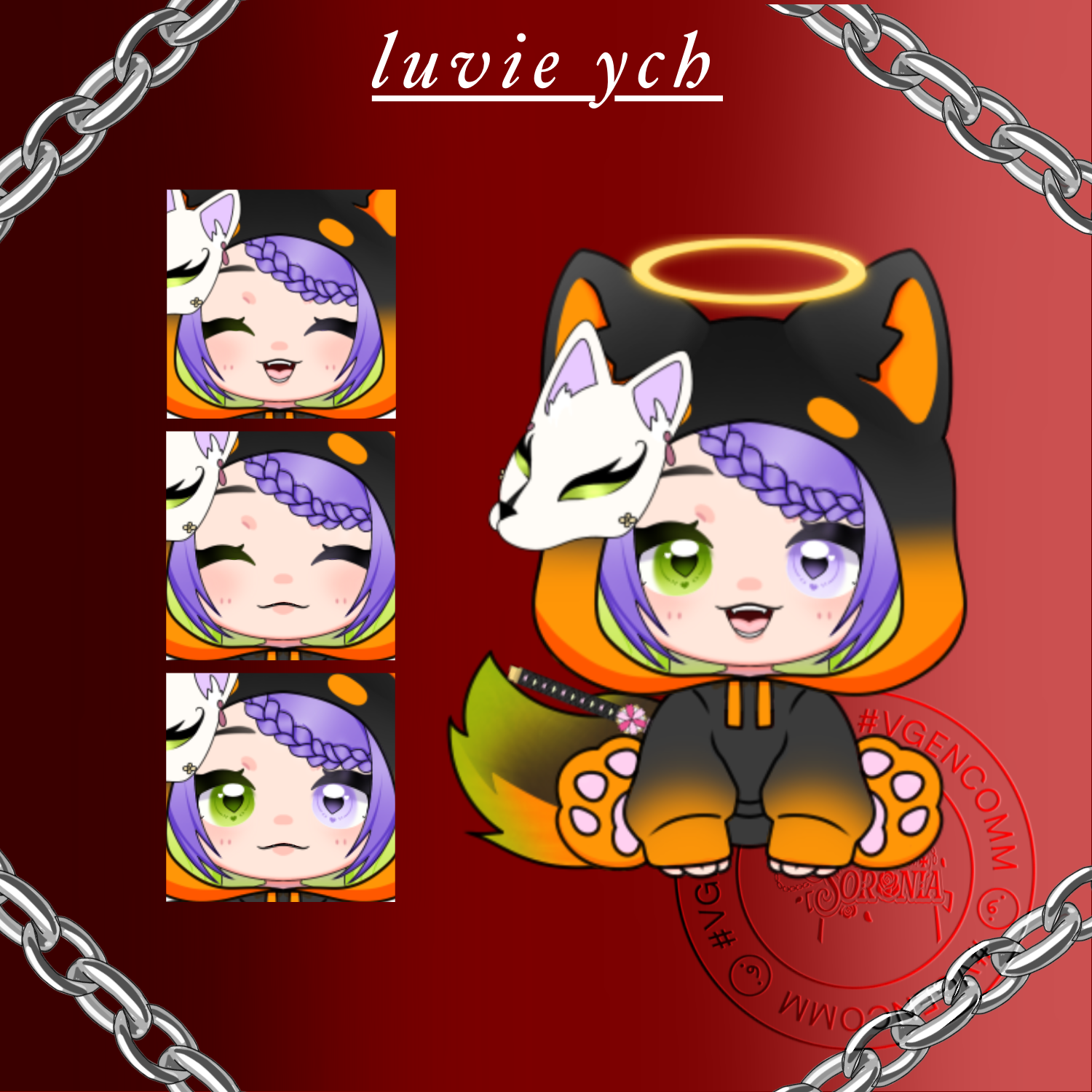 Luvie YCH portfolio artwork